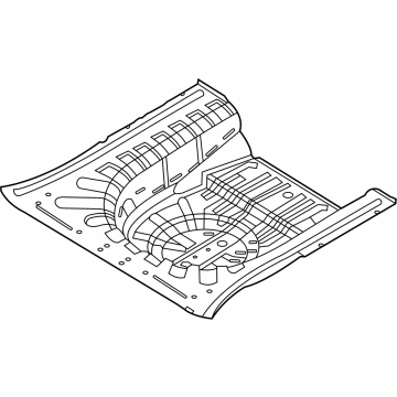 Nissan G4514-3ANMA Floor-Rear, Rear