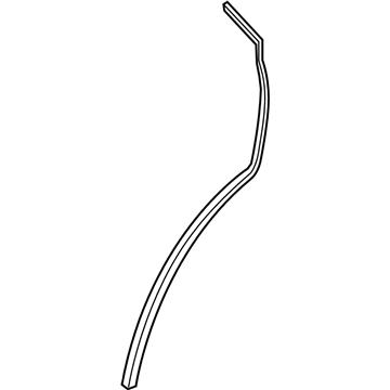 BMW 51-76-7-305-545 Seal, C-Pillar, Left