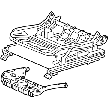 Acura 81136-TJB-A61 Frame Right, Front Cushion