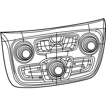 Mopar 6TM14DX9AB Center Stack Control