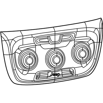 Mopar 5VA31DX9AG Stack-Vehicle Feature Controls