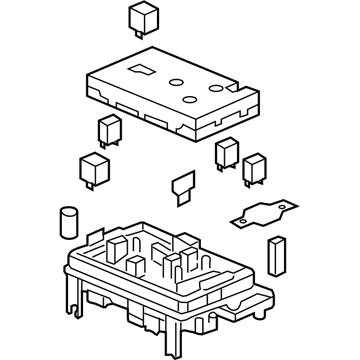 GM 15120876 Fuse Box