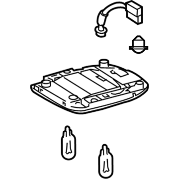 Toyota 81260-02340-B0 Map Lamp Assembly