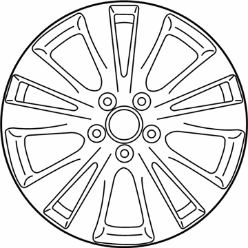 Infiniti D0C00-1MM4A Aluminum Wheel