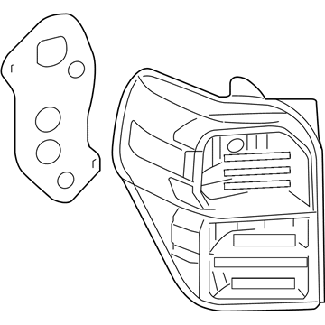 Toyota 81551-35370 Tail Lamp