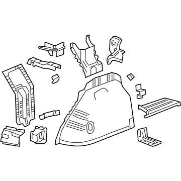 GM 22865771 Inner Wheelhouse