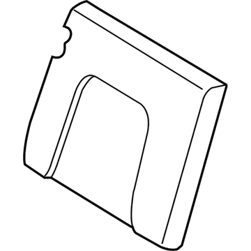 Hyundai 89360-2C110-GAA Rear Left-Hand Seat Back Covering Assembly