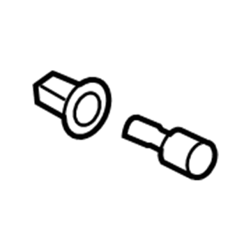 Honda 91561-TA5-A01 Clip, FR. Pillar Garnish
