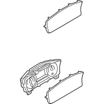 Ford DA8Z-10849-CA Cluster Assembly