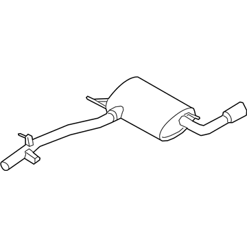 BMW 18-30-8-519-466 Rear Muffler