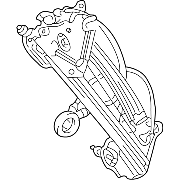 Lexus 69803-24010 Regulator Sub-Assy, Quarter Window, RH