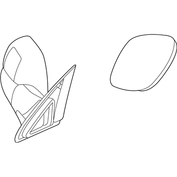 Mopar 55372066AI Outside Rearview