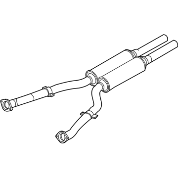 BMW 18-10-7-520-570 Exhaust Pipe