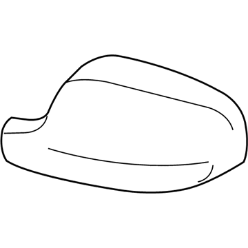 BMW 51-16-7-238-048 Outside Mirror Cover Cap, Primed, Right