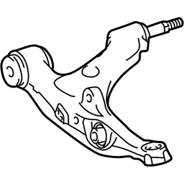 Lexus 48640-53040 Front Suspension Lower Control Arm Assembly, Left