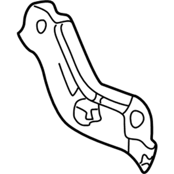 Acura 52345-SEA-E00 Bracket, Left Rear Link Stabilizer