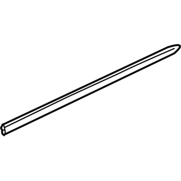 Kia 0K55258810A WEATHERSTRIP-Glass Door, Outer