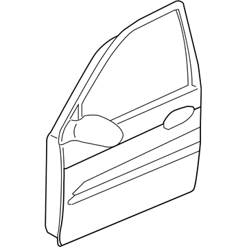 Kia 0K58A59020A Panel Assembly-Door, LH