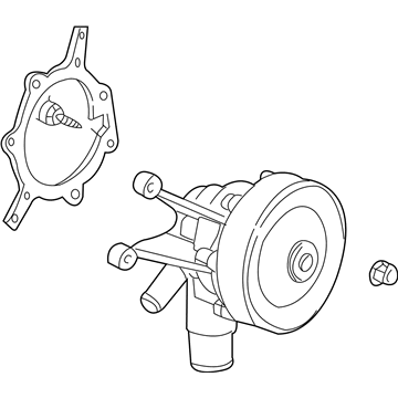 Ford XS2Z-8501-EA Water Pump Assembly