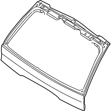 BMW 41-62-7-126-015 Trunk Lid, Top