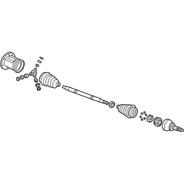 GM 26062613 Front Wheel Drive Shaft Kit