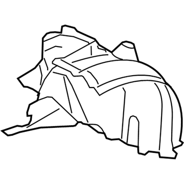 BMW 51-71-7-213-643 Cover, Wheel Arch, Rear Section, Front Left