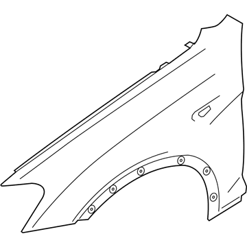 BMW 41-35-7-267-323 Side Panel, Front Left