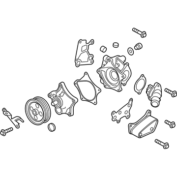 GM 12681171 Water Pump Assembly