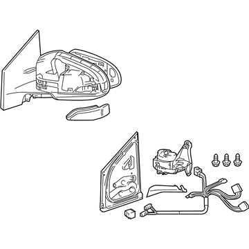Toyota 87910-12F50 Mirror Assembly