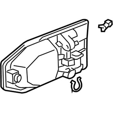 Honda 72140-SCV-A11ZC Handle Assembly, Right Front Door (Outer) (Kiwi Metallic)