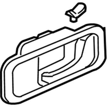 Honda 72165-SCV-A01ZB Case Assembly, Left Front Inside (Gray)