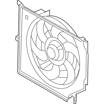 BMW 17-42-7-519-704 Cooling Fan