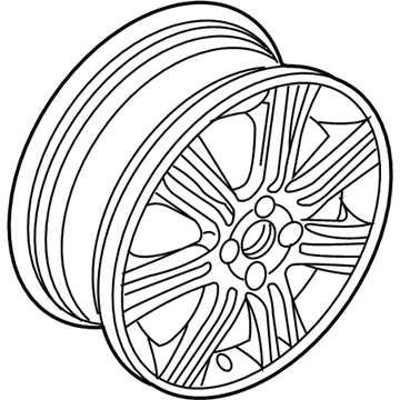 Honda 42700-TK6-A91 Disk, Aluminum Wheel (16X6J) (Tpms) (Kosei)