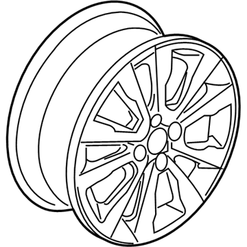 Honda 42700-TK6-A71 Disk, Aluminum Wheel