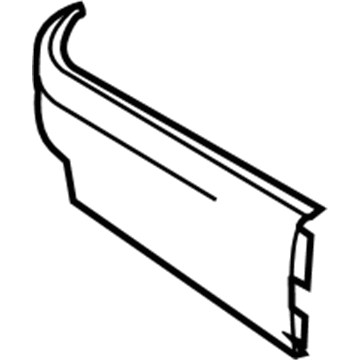 Kia 881803E200CY GARNISH-Front Seat, LH