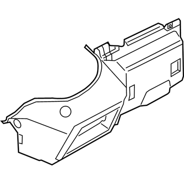 BMW 51-47-7-470-177 LEFT TRUNK TRIM