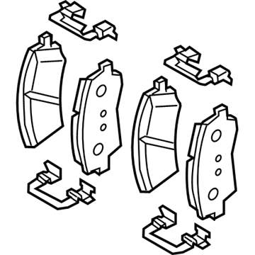 Kia 58101J5A00 Pad Kit-Front Disc Brake