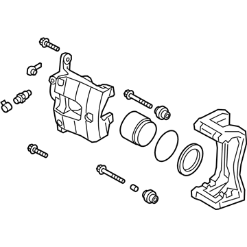 Kia 58190J5A01 Front Brake Caliper, Right