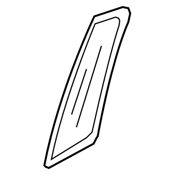 Honda 73405-T6Z-A01 Glass, RR.