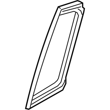 Honda 73491-T6Z-A01 Seal, L. RR. Door Quarter