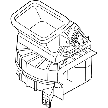 Kia 0K30A61140E Blower Unit Assembly