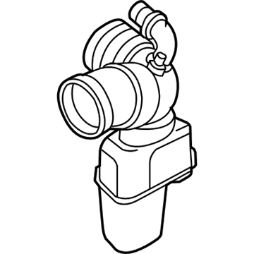 BMW 13-71-7-521-029 Rubber Boot With Resonator