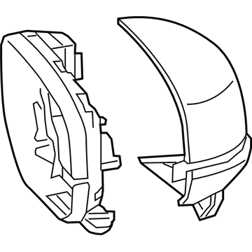 Honda 76255-T2G-A01ZX Housing Set, L. *NH830M* (LUNAR SILVER METALLIC)