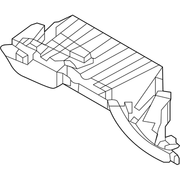 Hyundai 84540-2W000-NBC Cover Assembly-Glove Box Upper