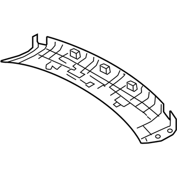 Infiniti 73966-5NA0A Garnish Assy-Roof, Rear