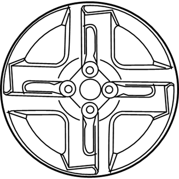 Nissan D0300-1FC2B Aluminum Wheel