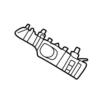 Hyundai 86552-K5000 BRACKET-FR BUMPER SIDE, RH