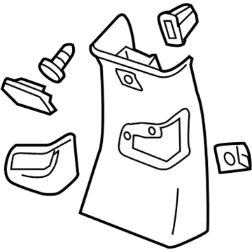 GM 22752068 Lock Pillar Trim