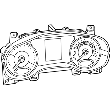 Mopar 7KZ17KXHAA CLUSTER-INSTRUMENT PANEL