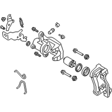 Hyundai 58311-G3A30 Caliper Kit-Rear Brake, RH